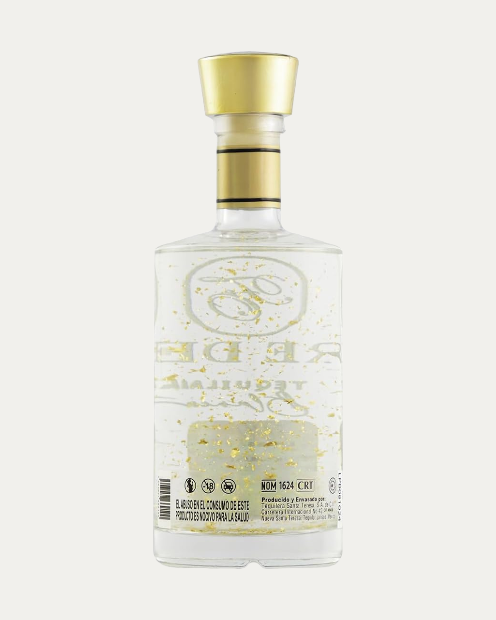 Tequila Blanco Fiebre de Oro de 750 ml presentado en botella individual de alta calidad