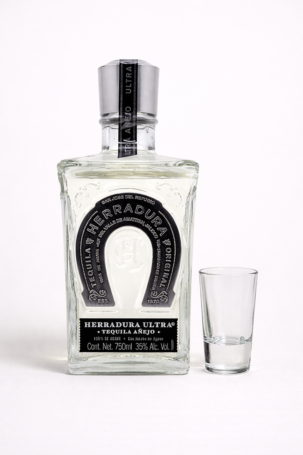 Tequila Herradura Ultra Añejo 750 ml, suavidad y lujo premium